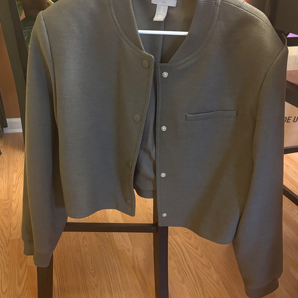 H&M Khaki Bomber Jacket